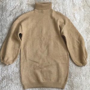 NWOT Camel knitted dress